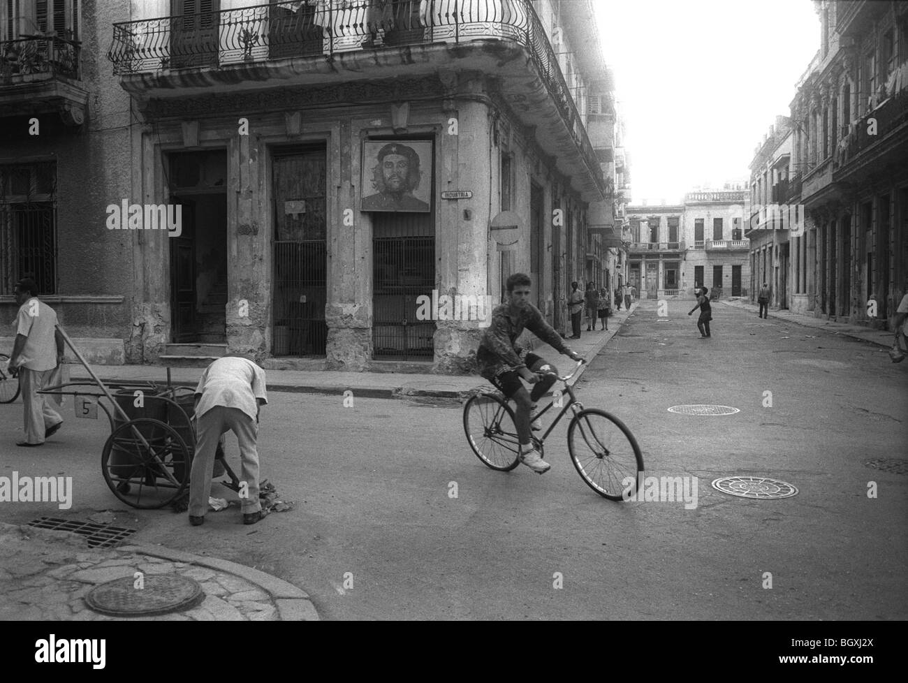 Straßenszene in Havanna, Kuba, Mai 1993. Stockfoto