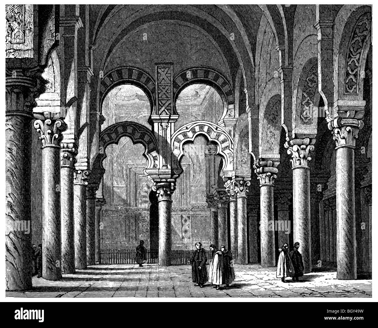 Moschee in Cordoba, maurischen Arabisch Stockfoto