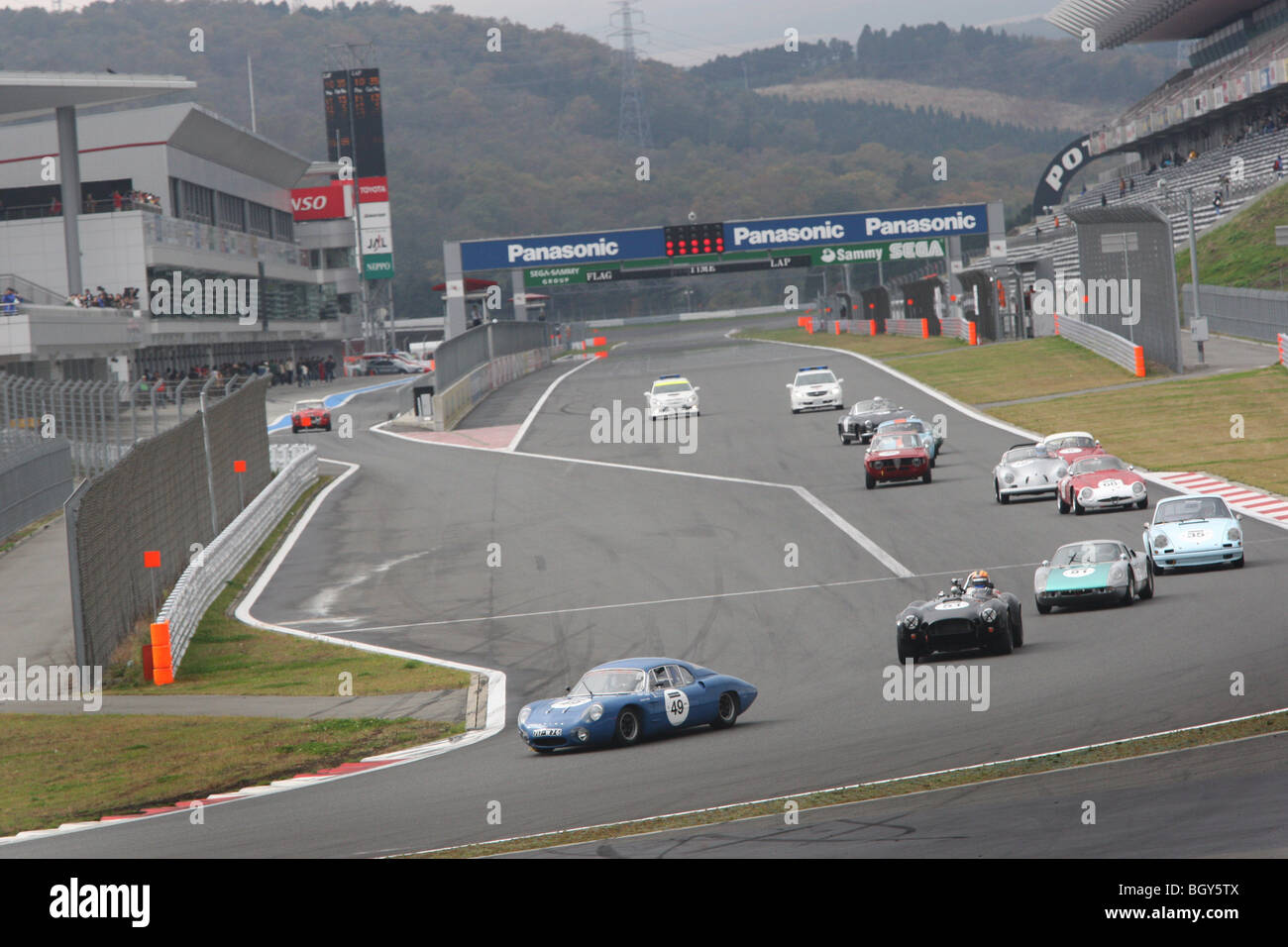 Le Mans Classic Autorennen, Fuji Speedway, Japan, Sonntag, 11. November 2007. Stockfoto