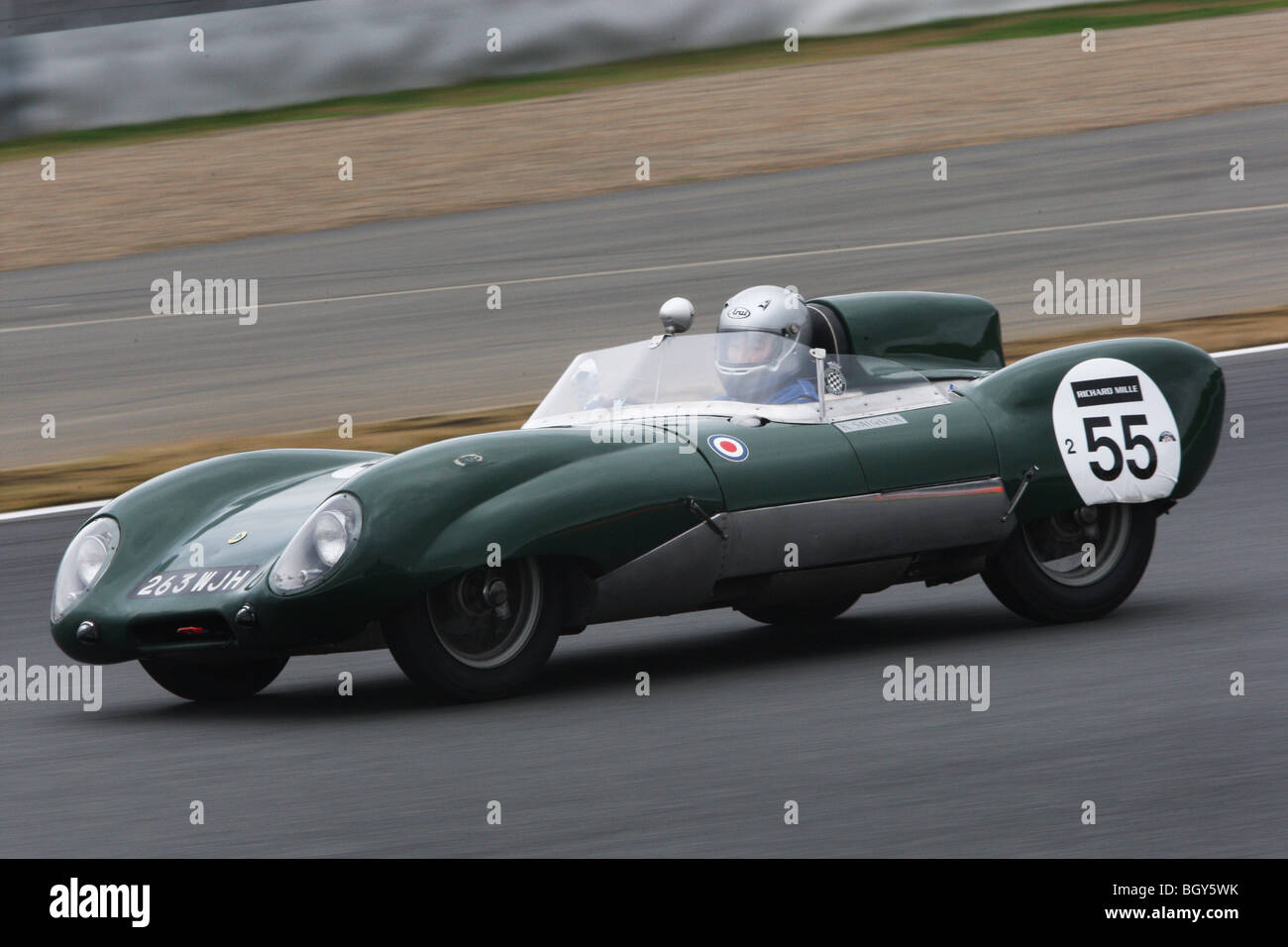 1956-Lotus XI. Le Mans Classic Autorennen, Fuji Speedway, Japan, Sonntag, 11. November 2007. Stockfoto