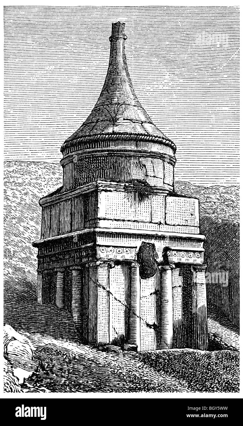 Grab von Absalom in den Kidron-Tal in der Nähe von Jerusalem Stockfoto