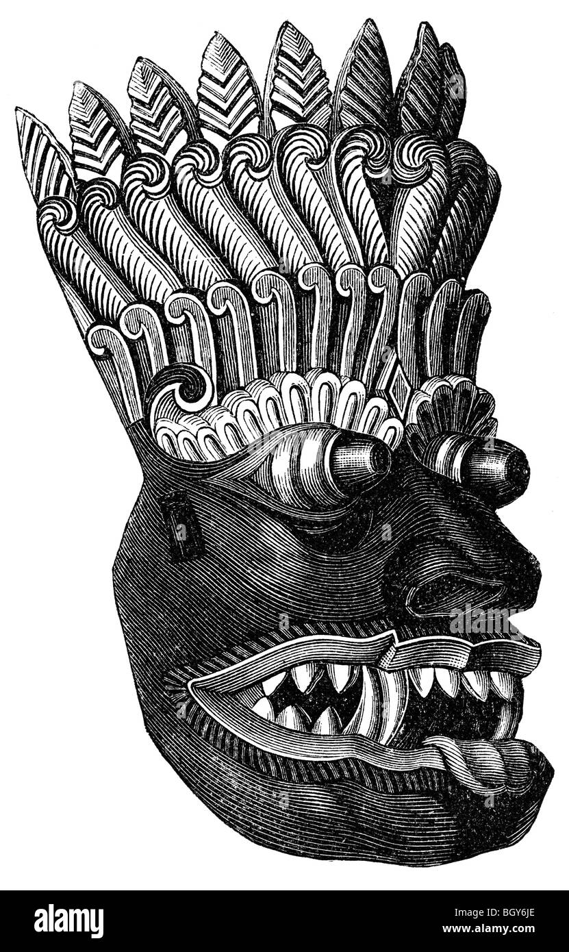 Singhalesischen Maske Stockfoto