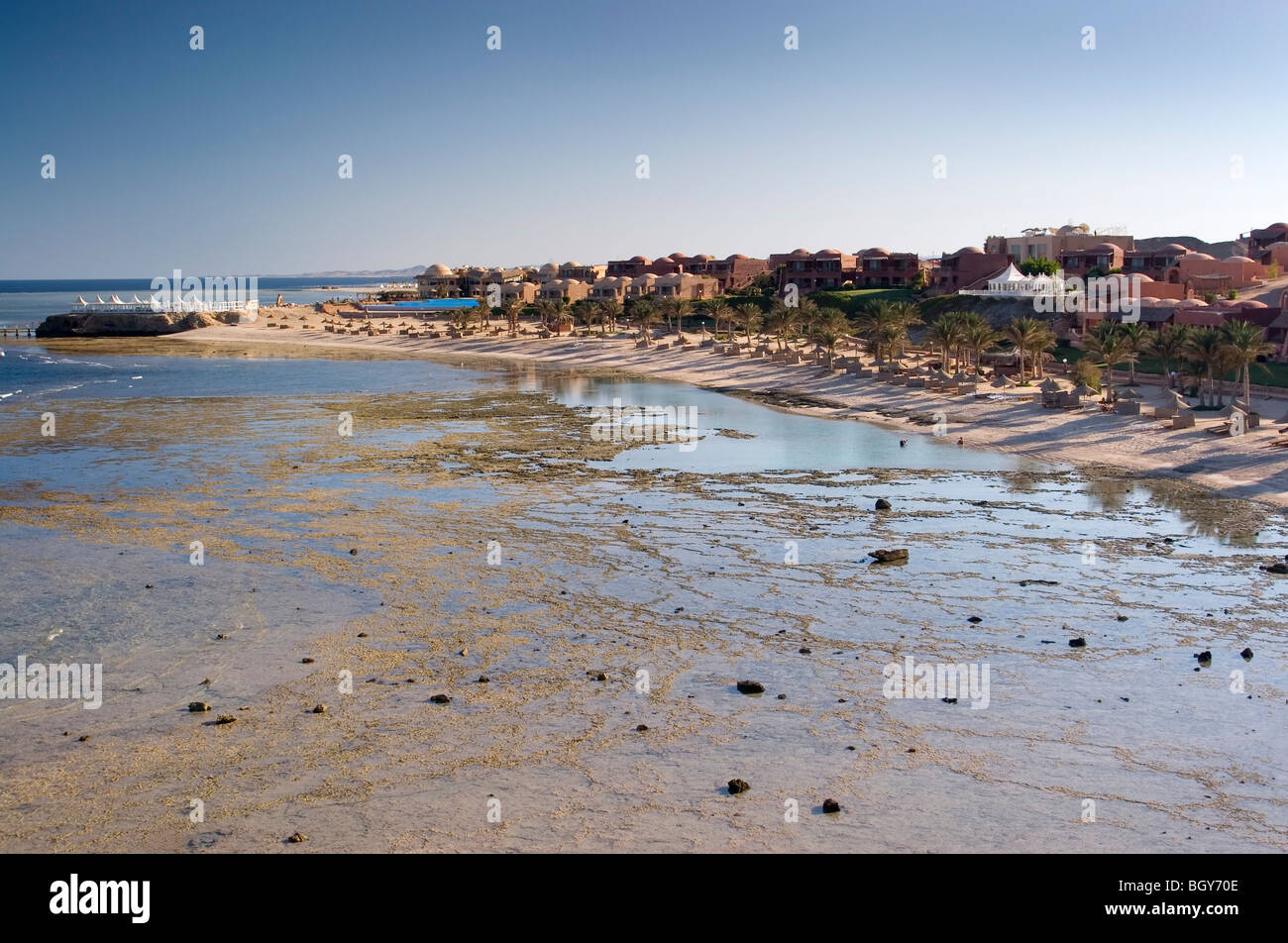 Resort in Marsa Alam am Roten Meer, Ägypten Stockfoto