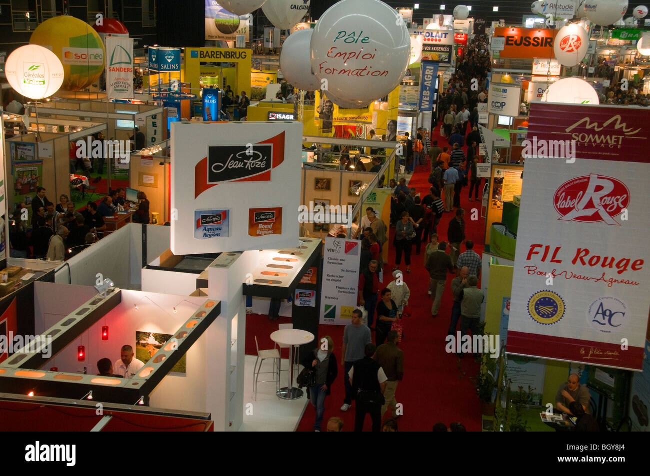 Internationalen Livestock Show, Clermont-Ferrand, Cournon, Frankreich. Stockfoto