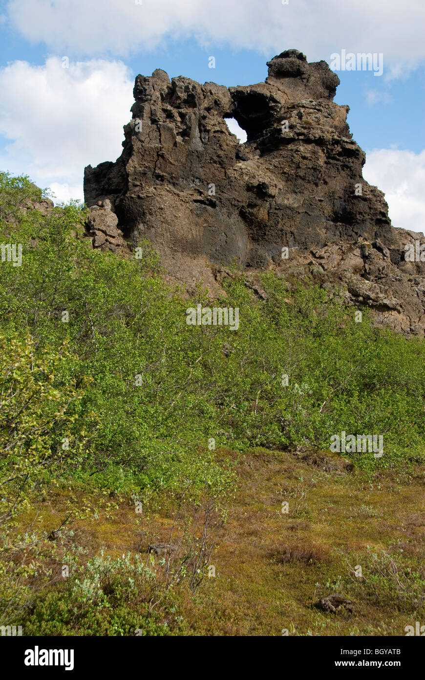 Vulkanlandschaft Stockfoto