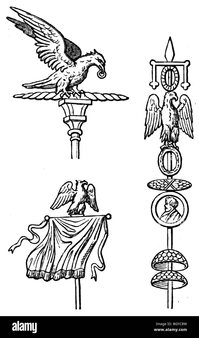 Römische Legion Adler Stockfoto