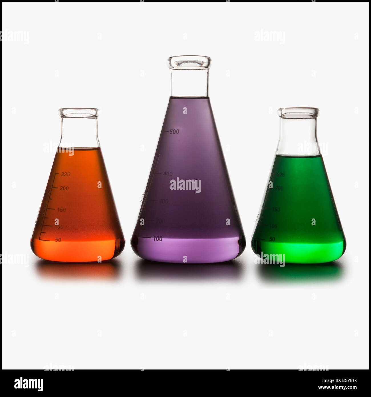 Chemie-Becher Stockfoto