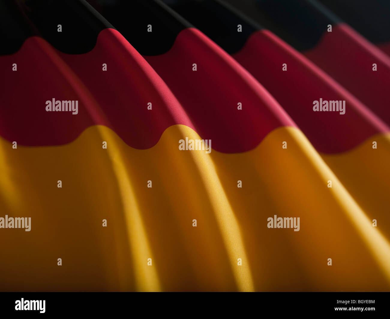 Deutsche Flagge Stockfoto