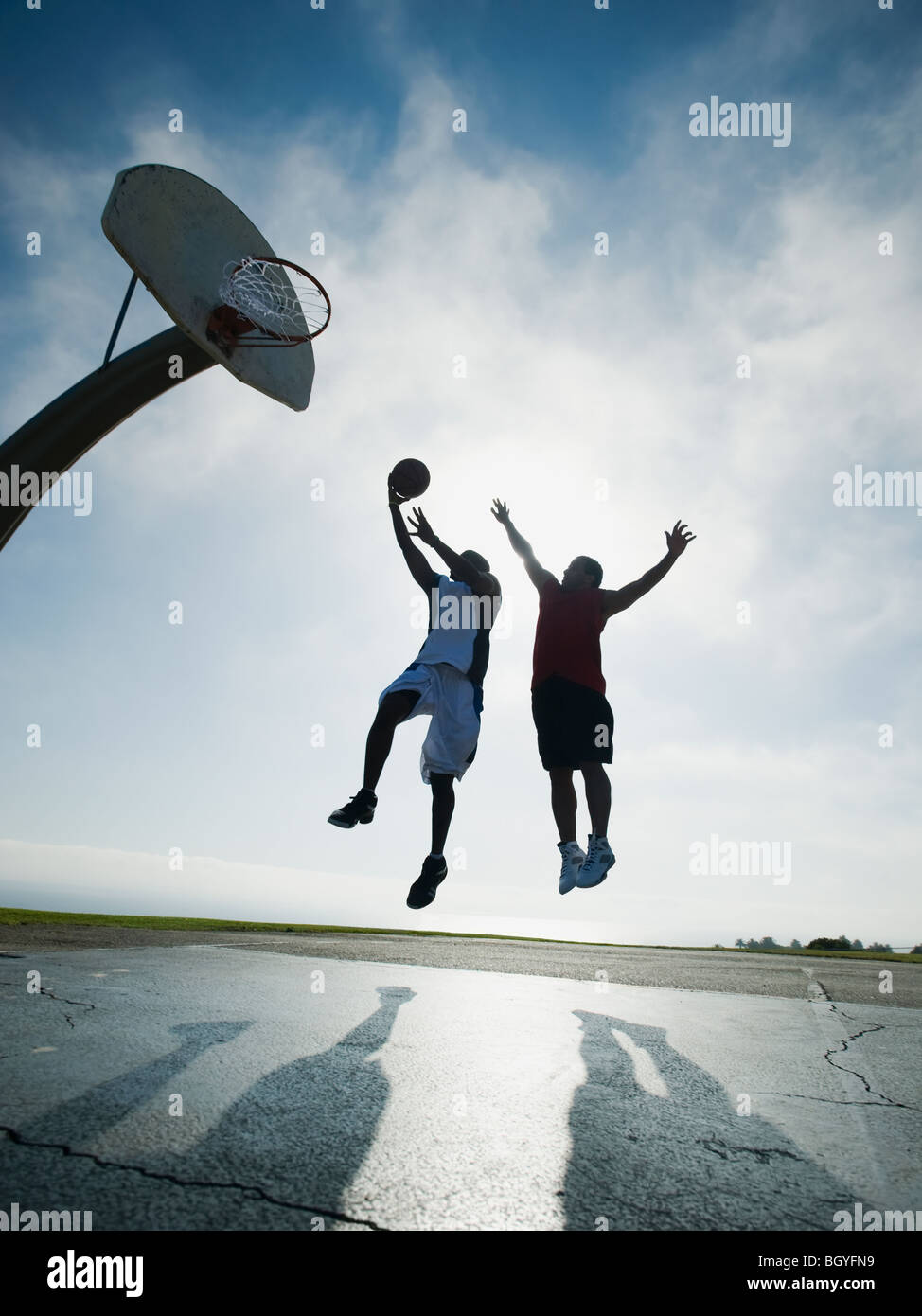 Basketball-Spieler Stockfoto