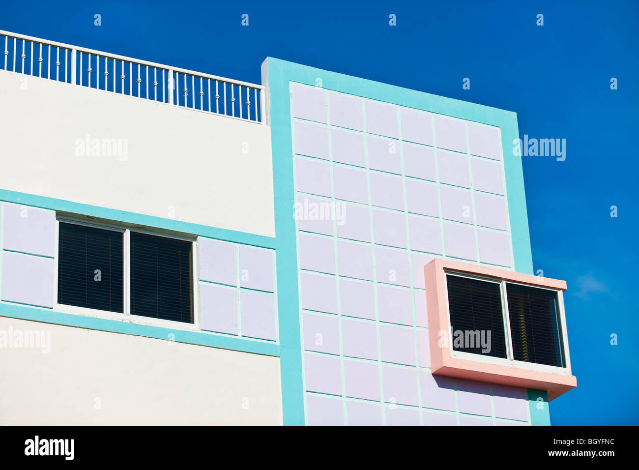 Art-Deco-Gebäude Stockfoto