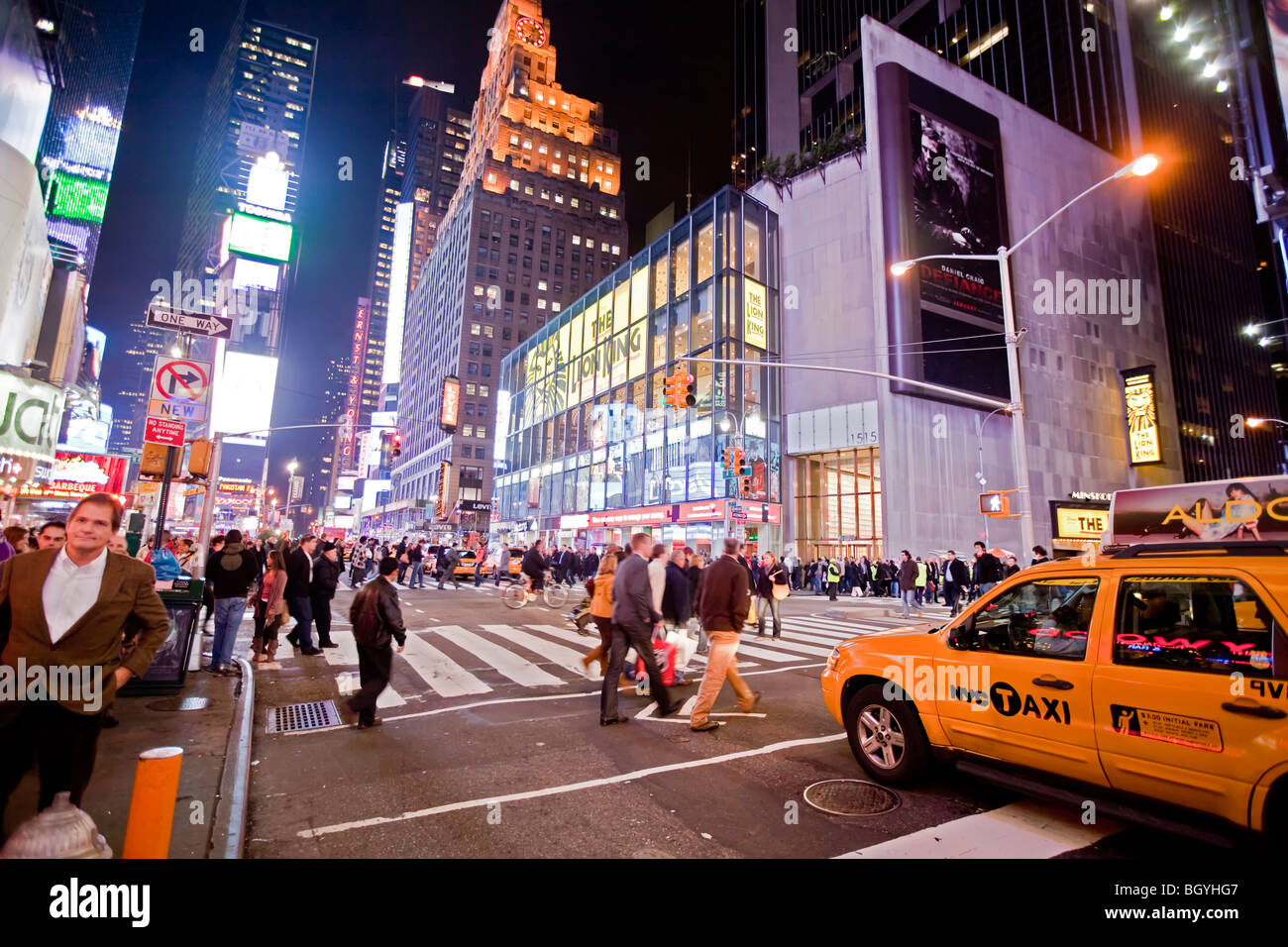New York - Times Square & Broadway Stockfoto