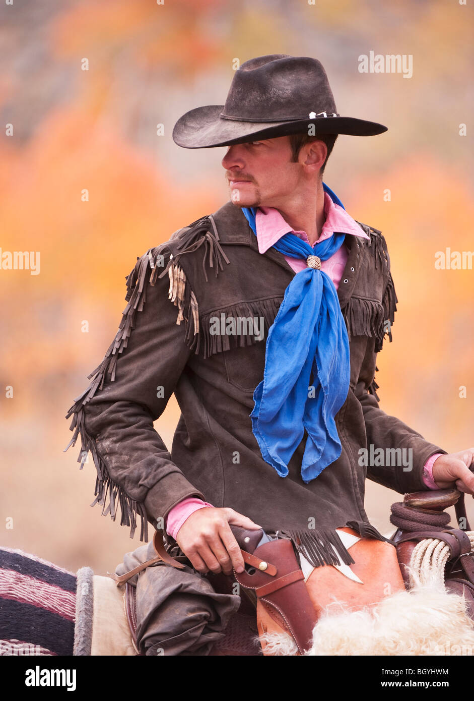 Cowboy Stockfoto