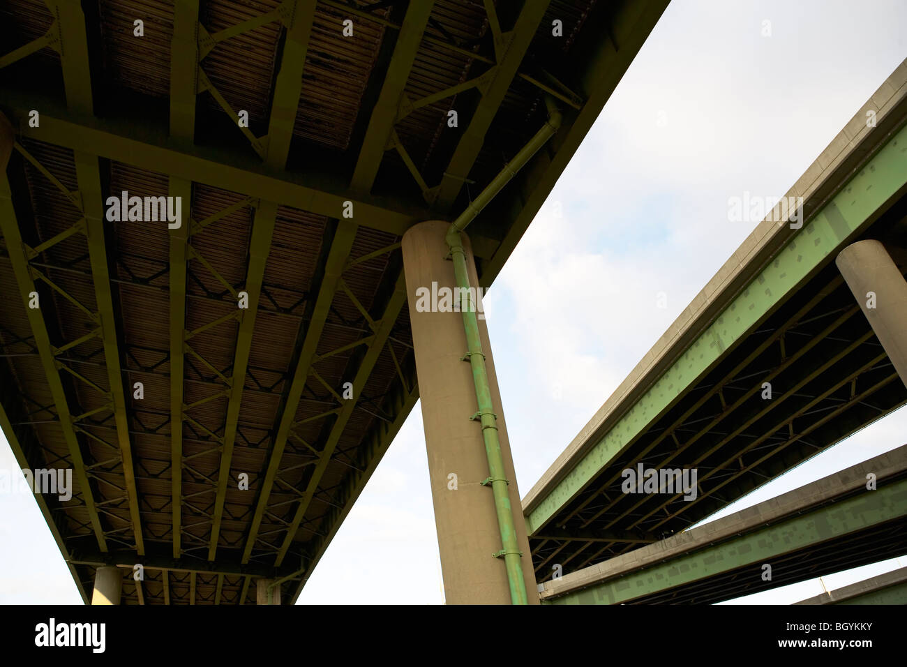 Autobahn-Überführung Stockfoto