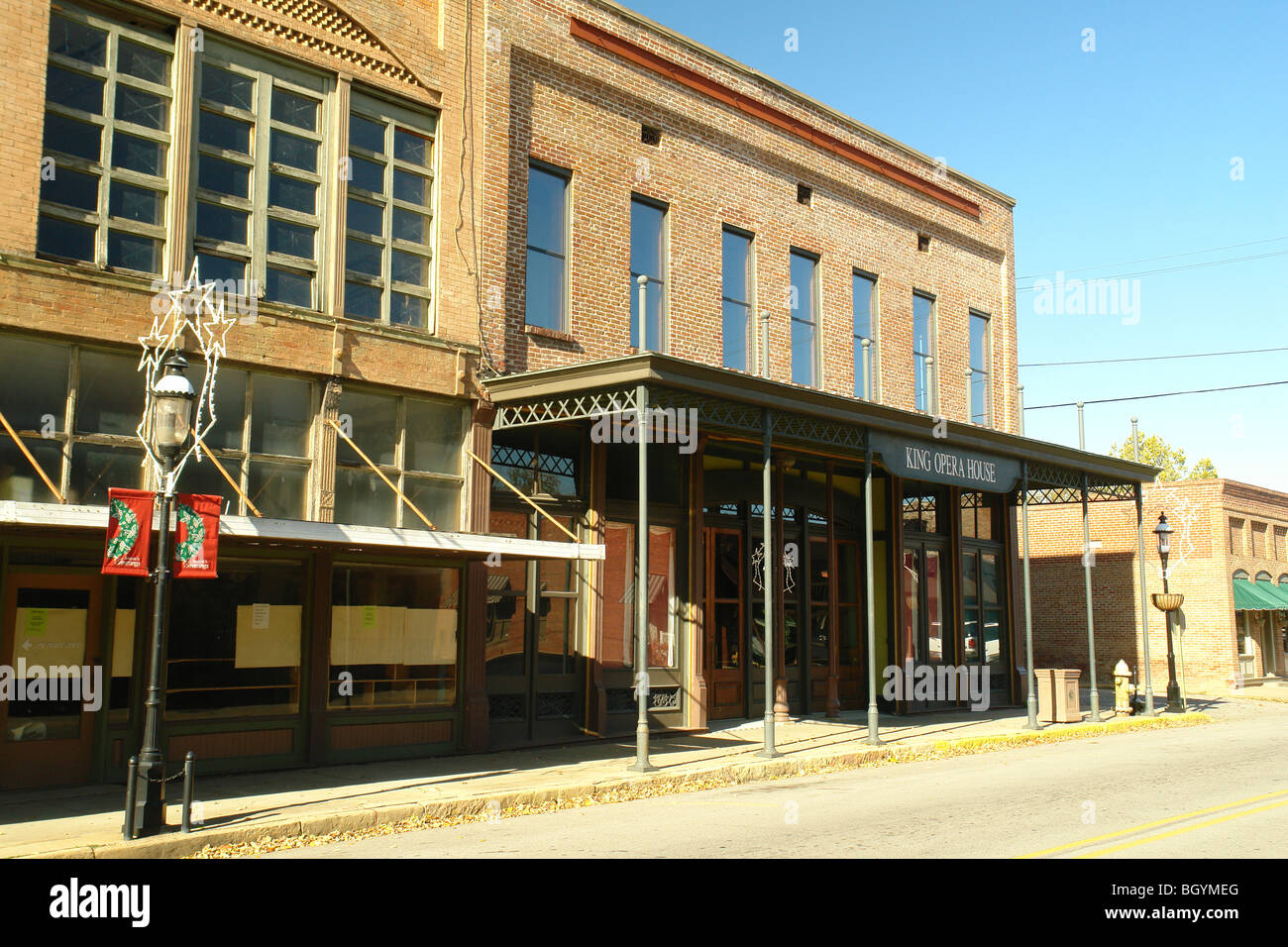 Van Buren, AR, Arkansas, Innenstadt, historische Hauptstraße Stockfoto