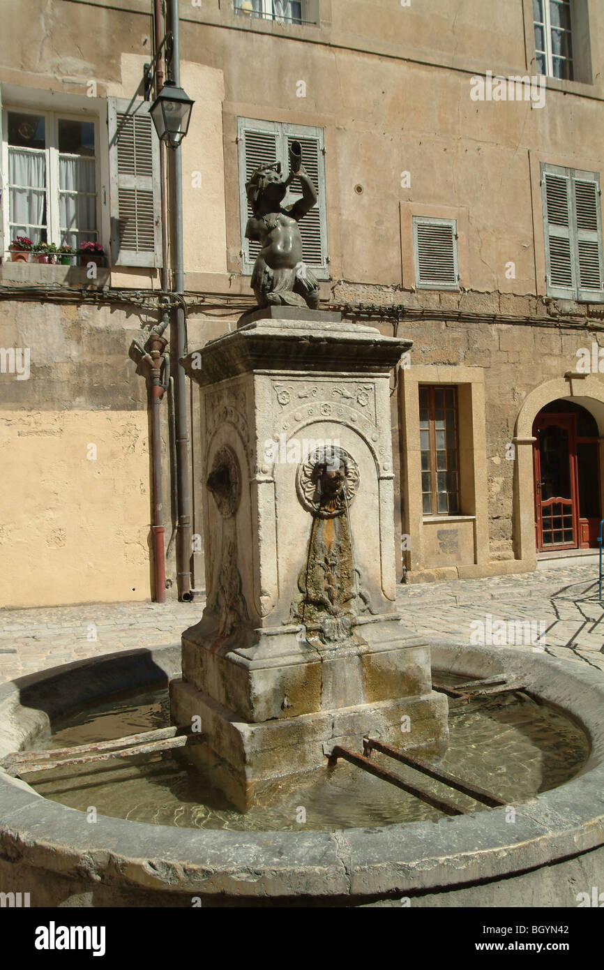 Brunnen in Aix-En-Provence Stockfoto