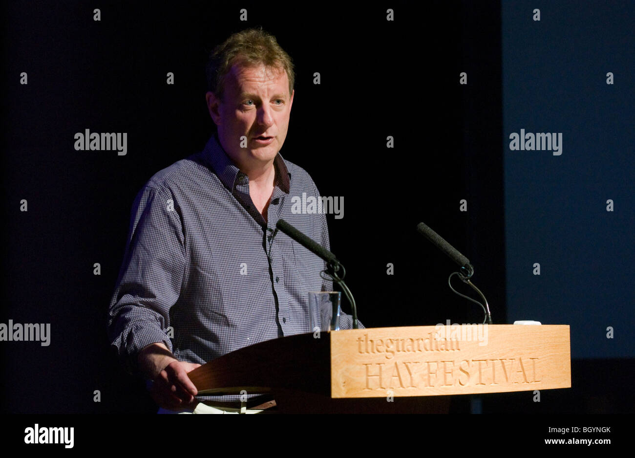 Jeremy Leggett Umwelt Kämpferin Hay Festival 2009 abgebildet. Stockfoto