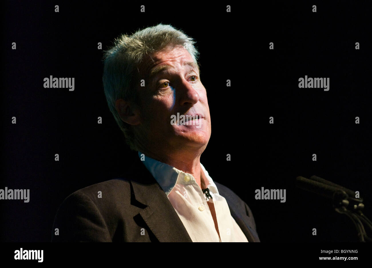 Jeremy Paxman, britischer Journalist, Autor und Fernsehmoderator Hay Festival 2009 abgebildet. Stockfoto