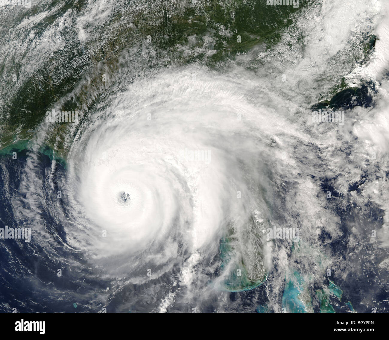 Hurrikan Ivan (09L) aus Süden der Vereinigten Staaten 18:50 UTC (Eingang Direct Broadcast L0 Daten mit freundlicher Genehmigung direkt auslesen Lab, NASA/G Stockfoto