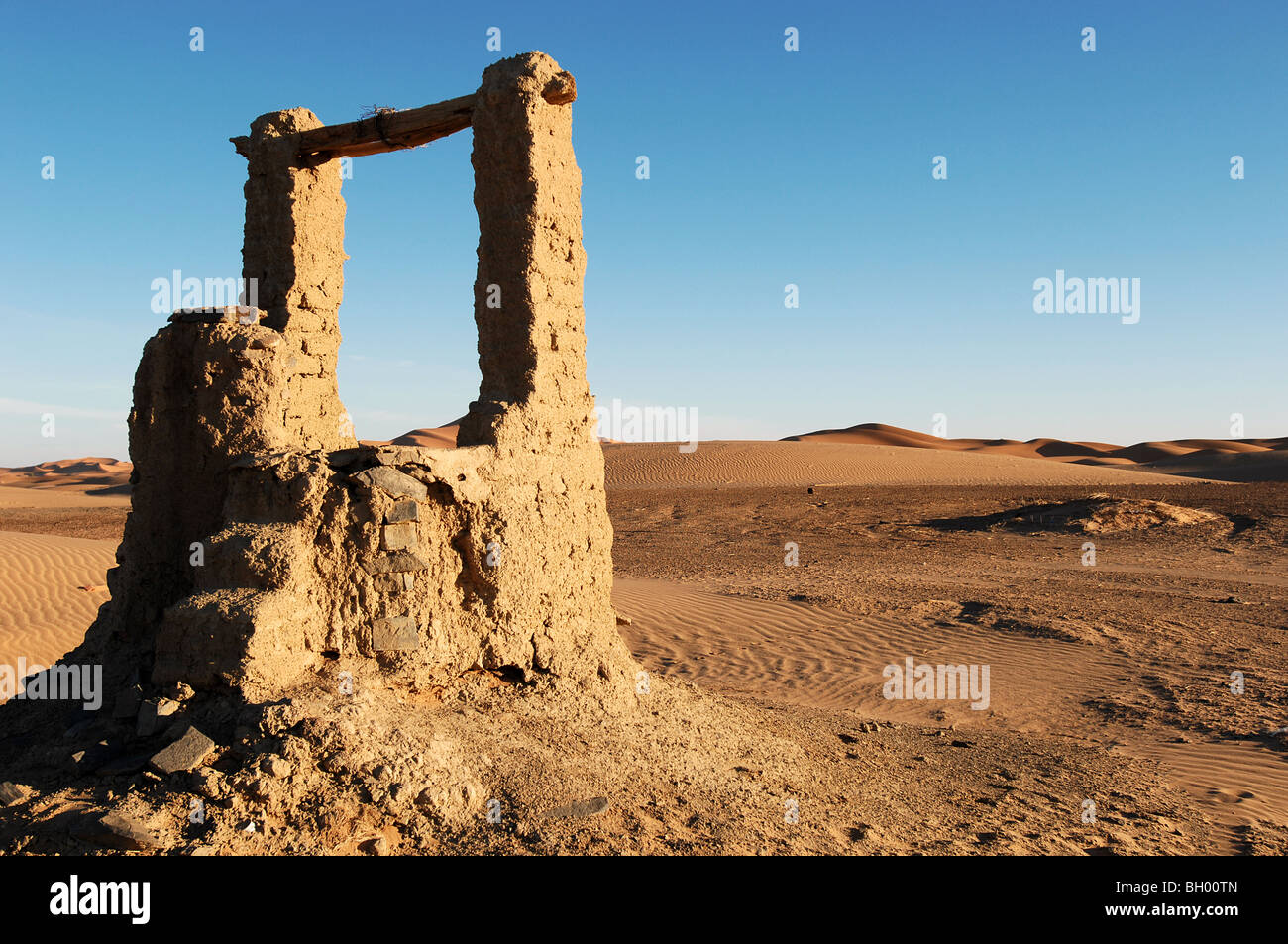Alten auch in der Wüste Sahara in Marokko Stockfoto