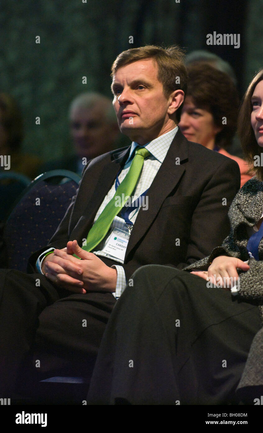 David Jones MP für Clwyd West abgebildet auf Walisisch Parteitag der Konservativen in Cardiff South Wales UK Stockfoto