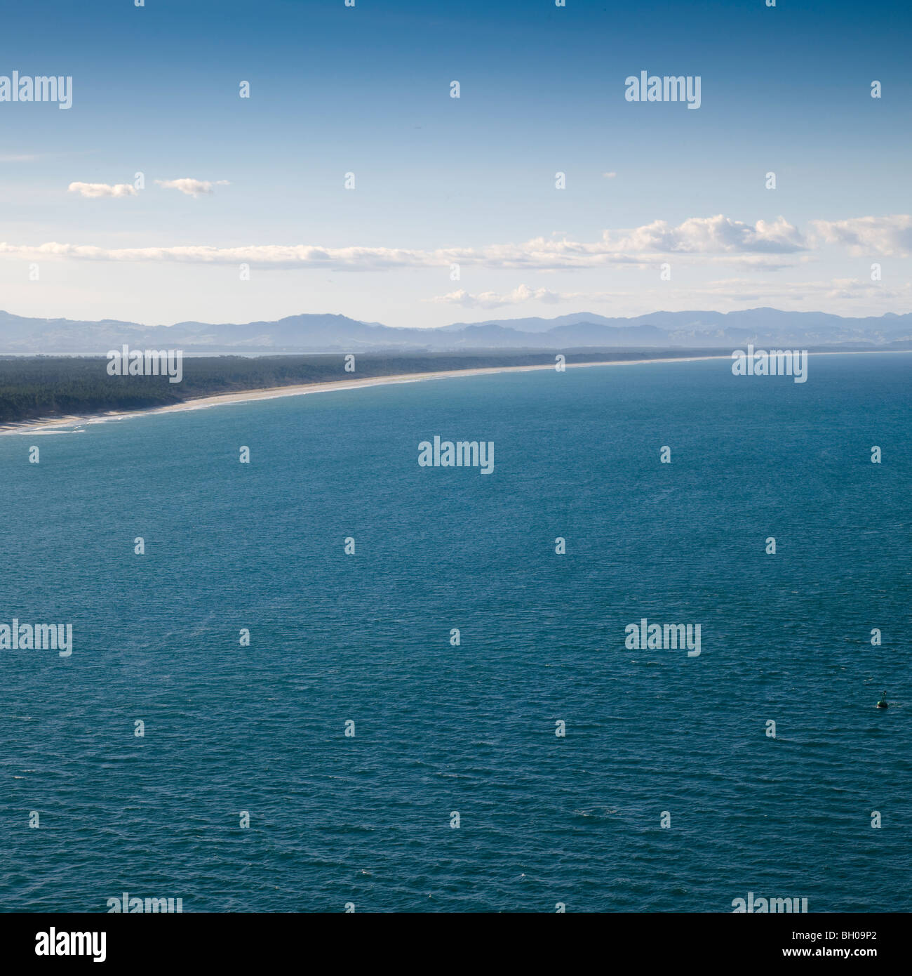 Blick vom Mt Maunganui mit Blick auf die Süd-Pazifik Stockfoto