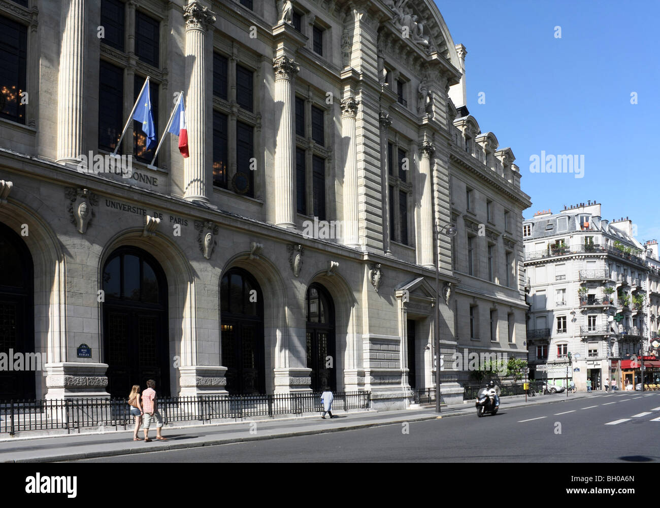 Sorbonne Universität in Paris Stockfoto