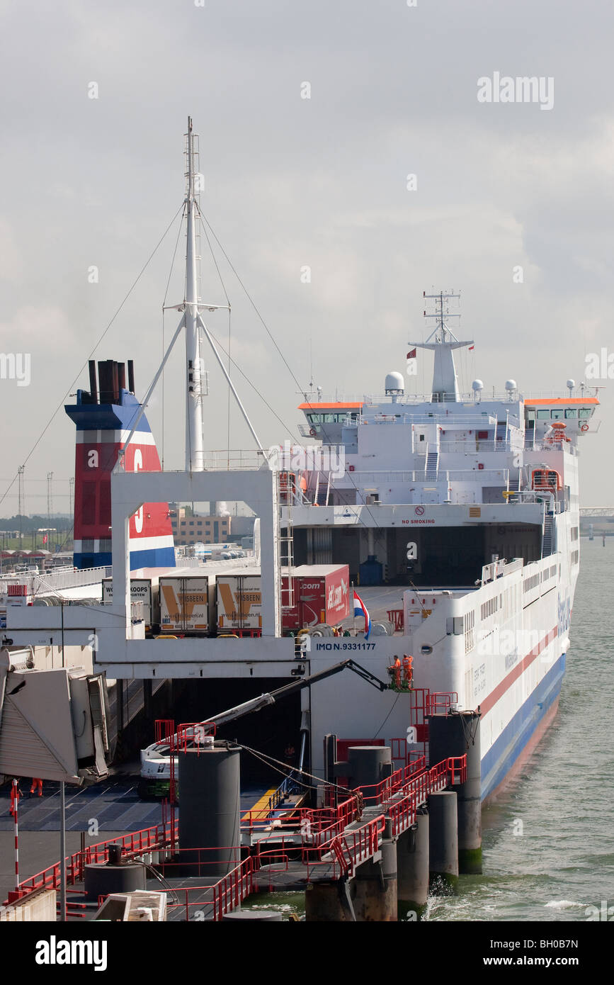 Hoek Van Holland Stena Line Terminal. Stockfoto