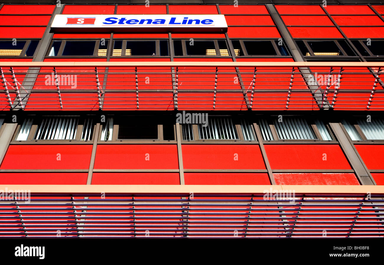 Stena Line Fähren-terminal. Stockfoto