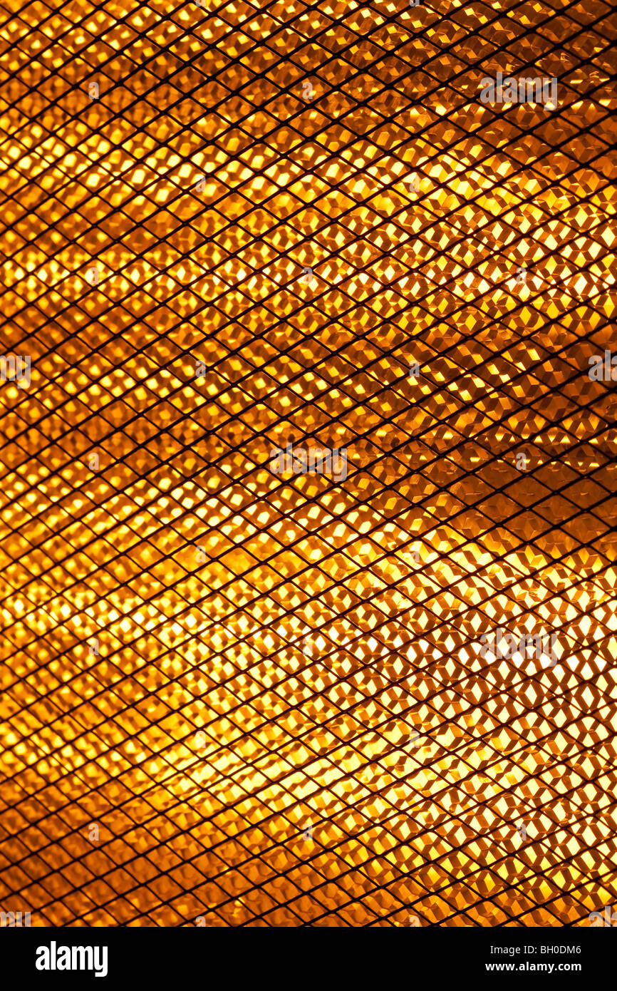 Nahaufnahme von einem Heizgerät Halogenlampen Stockfoto