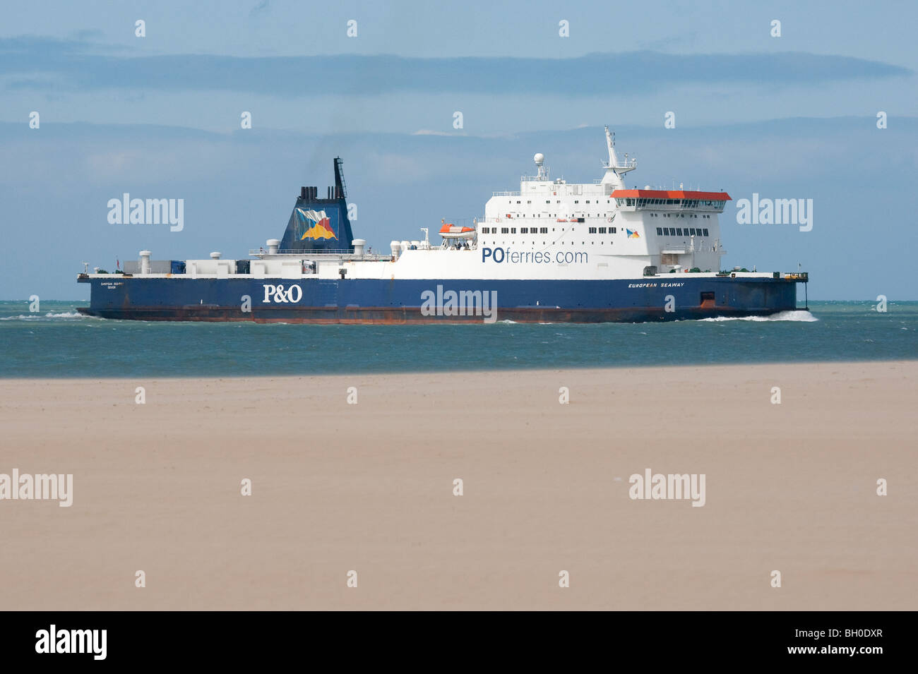 Plage-de-Calais. Stockfoto