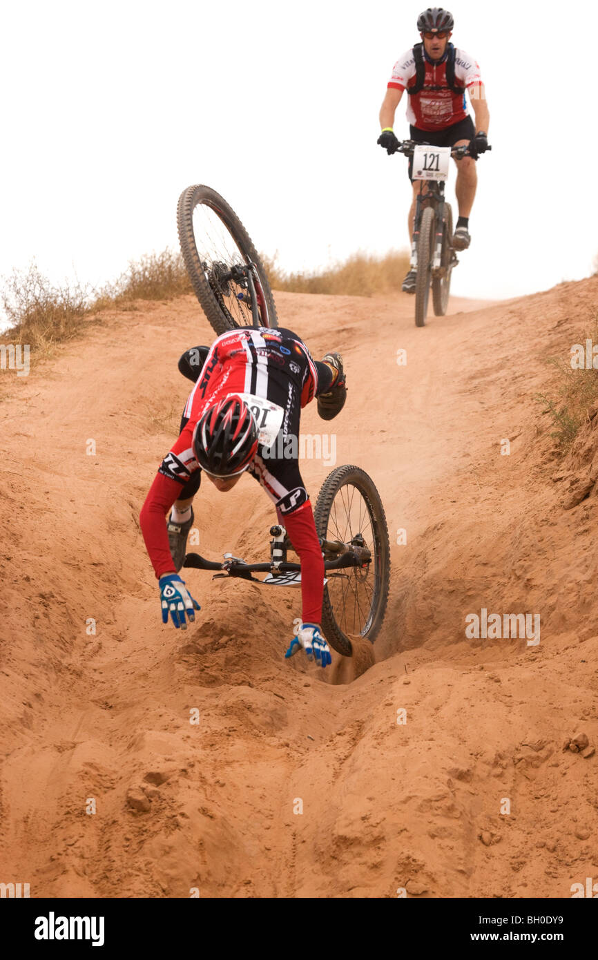 24 Stunden von Moab Mountain Bike Rennen, Moab, Utah. Stockfoto