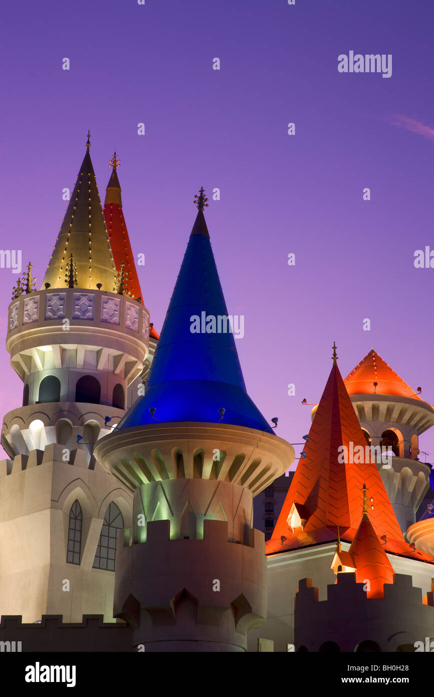 Excalibur Hotel and Casino, Las Vegas, Nevada. Stockfoto