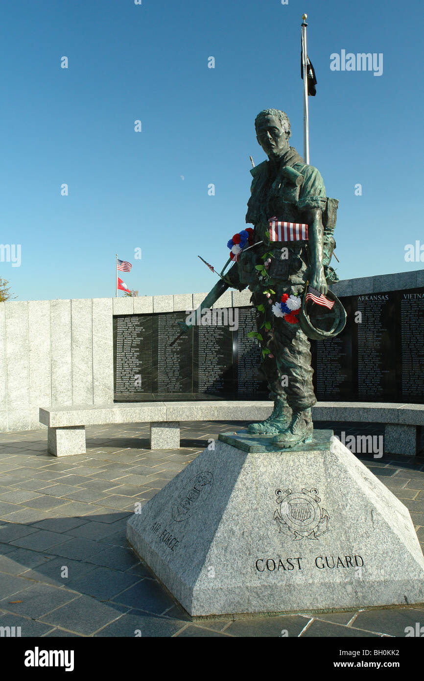 Little Rock, AR, Arkansas State Capitol, Statehouse, Memorial Stockfoto