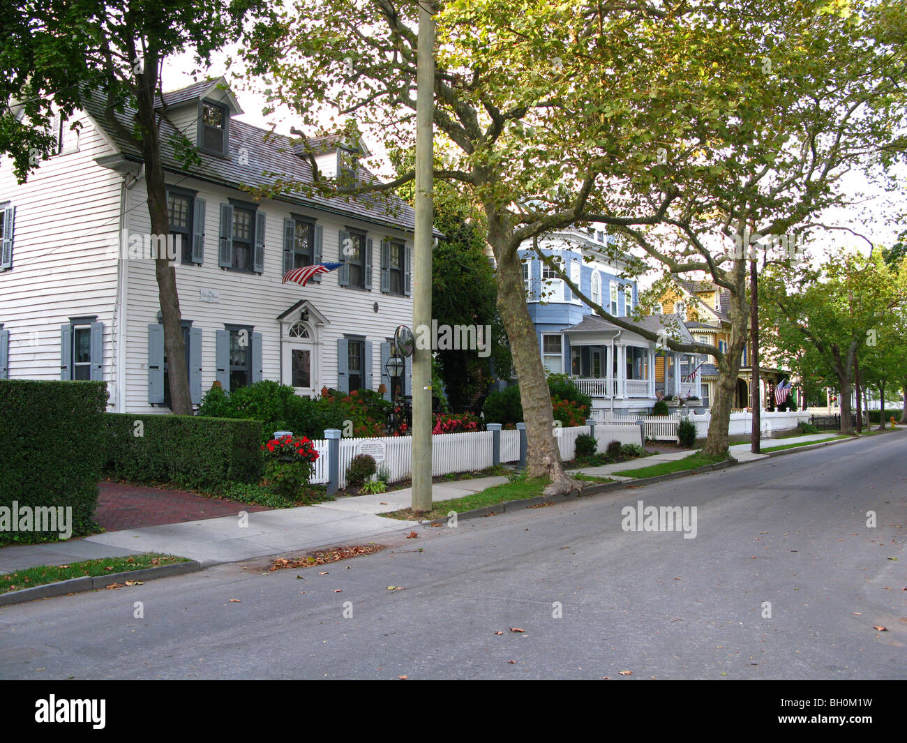 Cape May, New Jersey USA-viktorianische Architektur Stockfoto