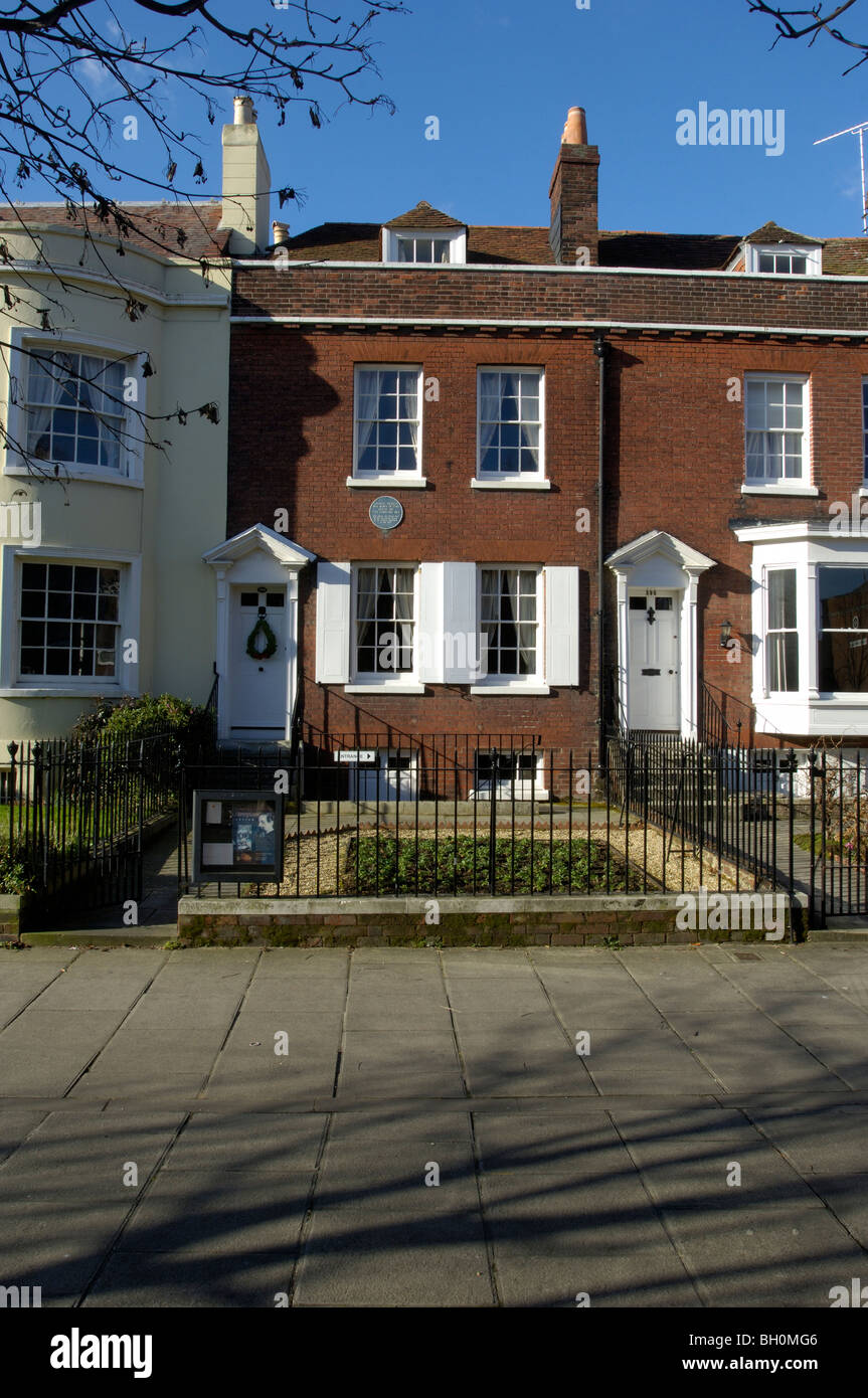 393 Alte Commercial Road, Portsmouth, Hampshire, England, UK; Geburtsort von Charles Dickens. Stockfoto