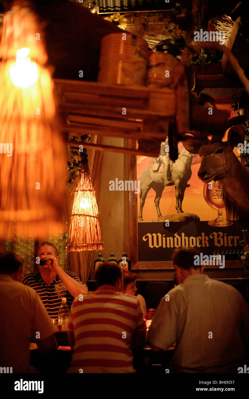 Joes Bier Haus, Windhoek, Namibia, Afrika Stockfotografie Alamy