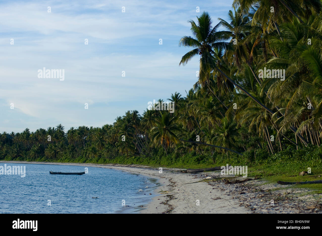 Strand auf Kei Kecil (Kai Inselchen), Teil von den Molukken, Indonesien. Stockfoto