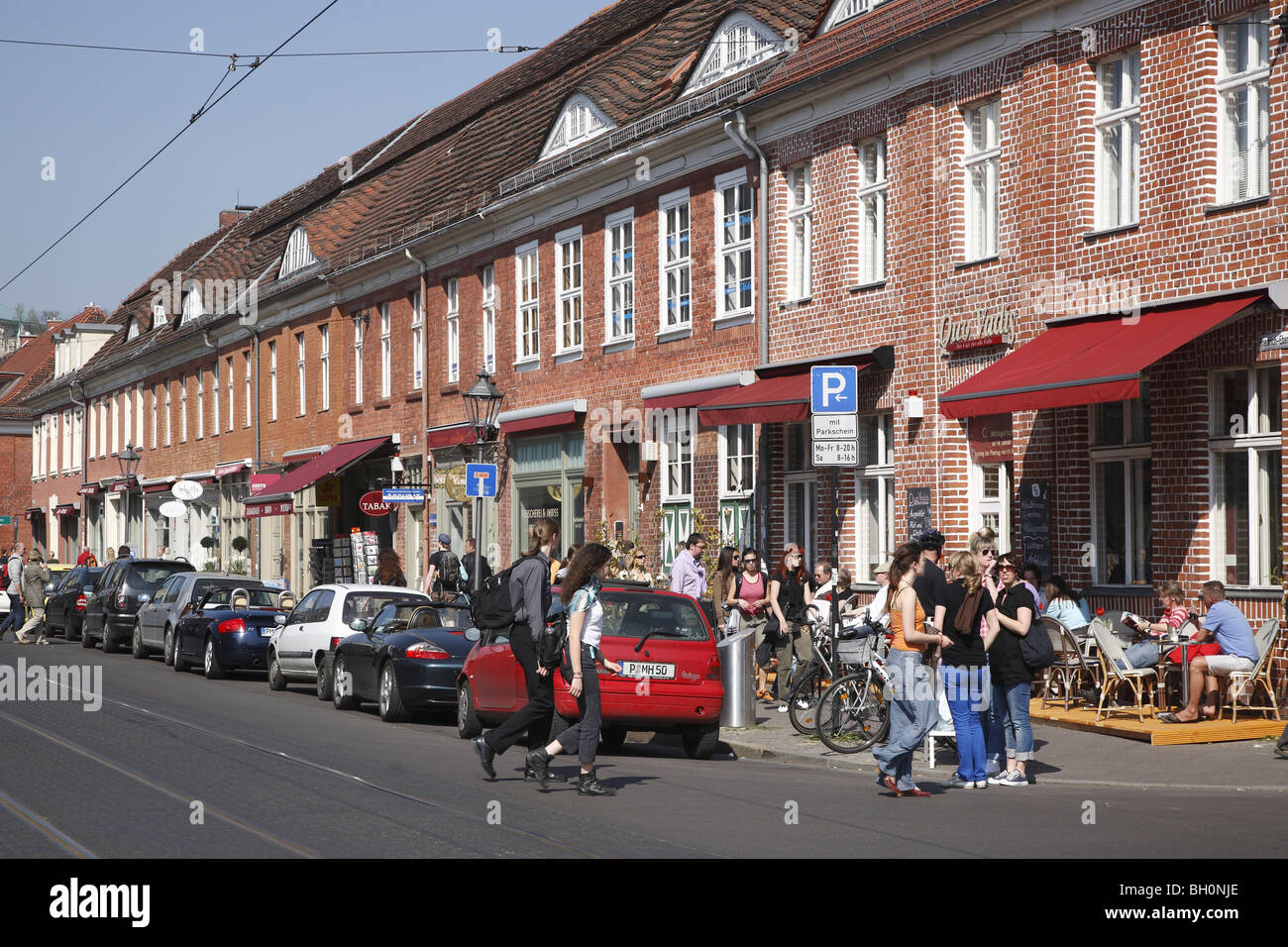 Potsdam-Friedrich-Ebert-Strasse Street-Str Stockfoto