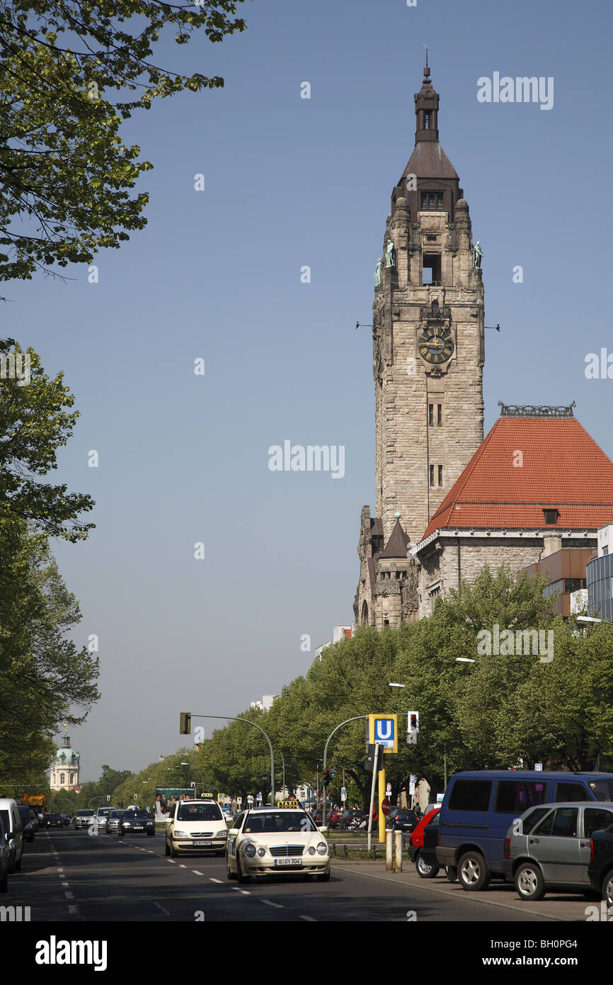 Berliner Rathaus Rathaus Charlottenburg Otto Suhr Allee Stockfoto