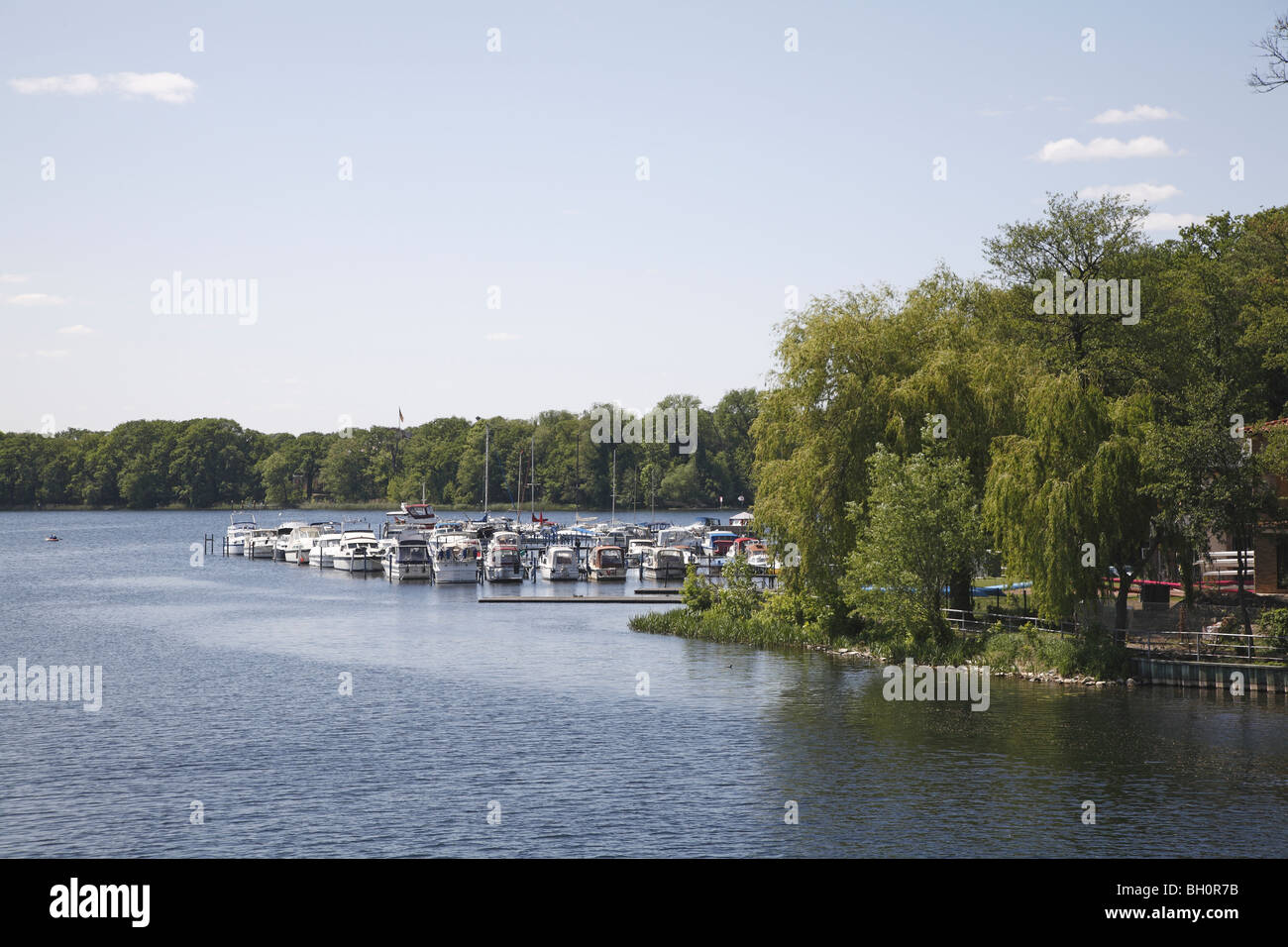 Berlin Tegeler See Stockfoto