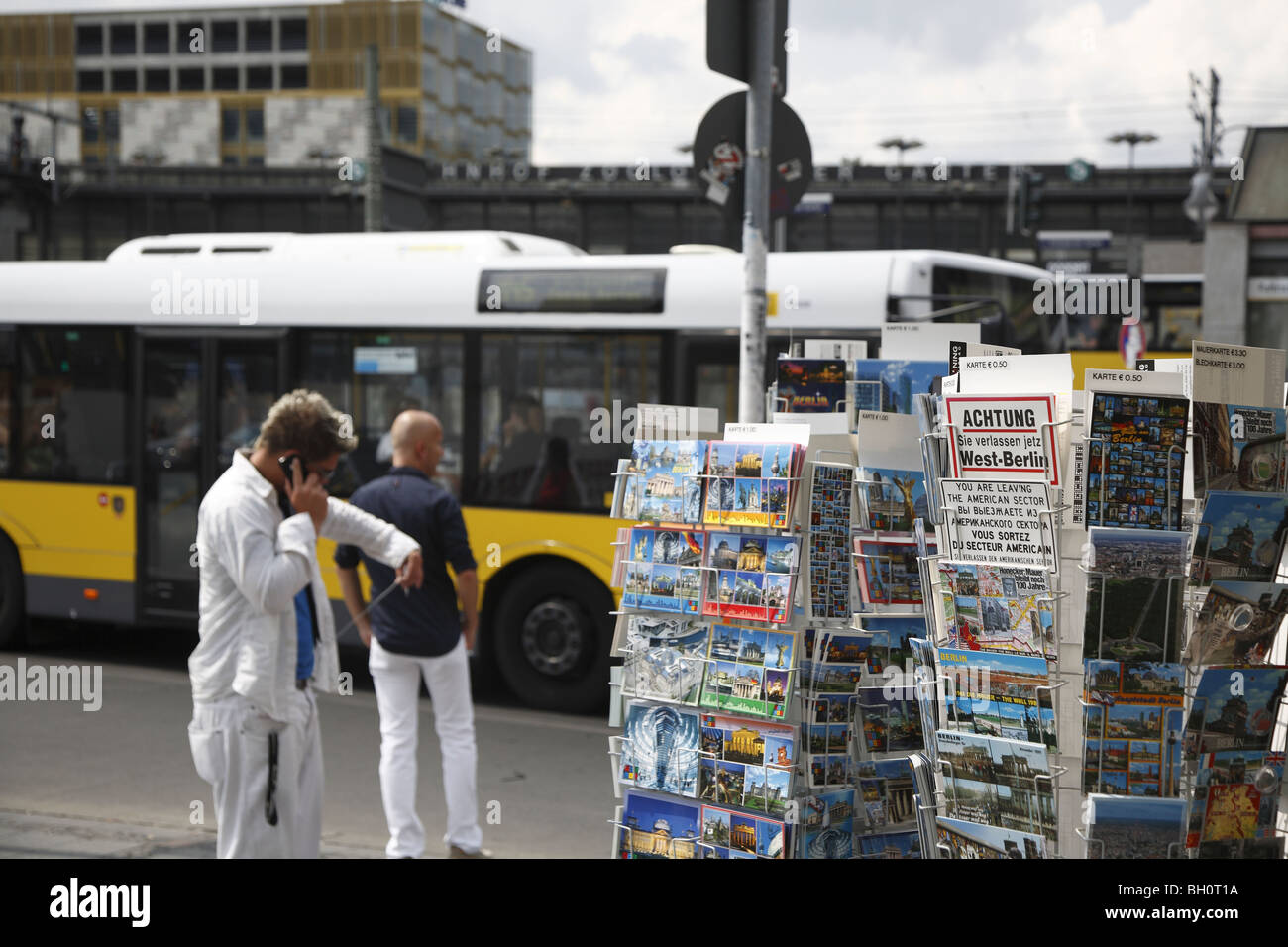 Berlin am Bahnhof Zoo Stockfoto