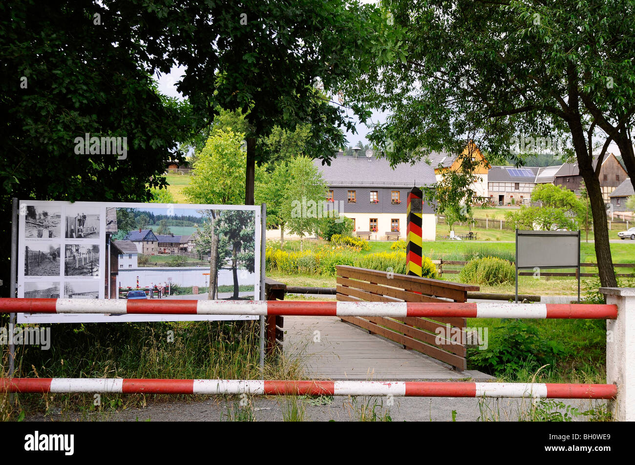 Freilichtmuseum Moedlareuth in der Nähe von Hof, Upper Franconia, Bayern, Deutschland Stockfoto