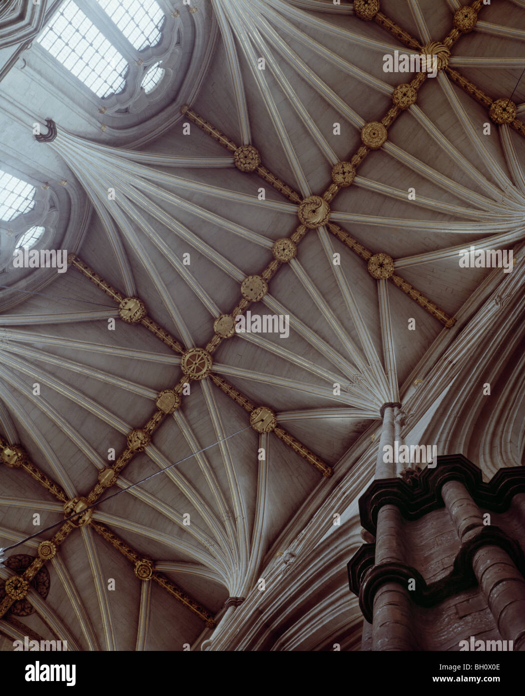 Westminster Abbey Kirchenschiff Gewölbe Stockfoto