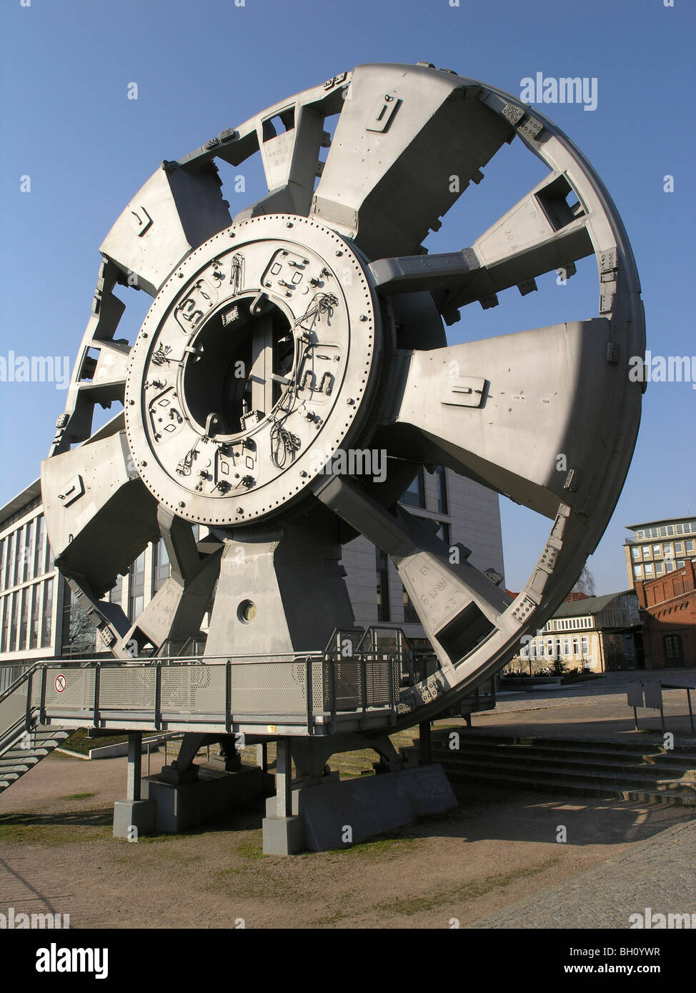 Trude Bohrkopf der Elbe tunnel-Bohrmaschine, Museum der Arbeit, Hanse Stadt  Hamburg, Deutschland Stockfotografie - Alamy