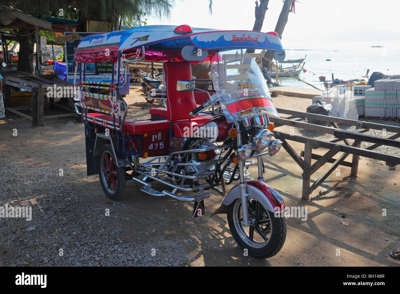 Eine sehr intelligente Toc-Toc in Phuket, Thailand Stockfoto