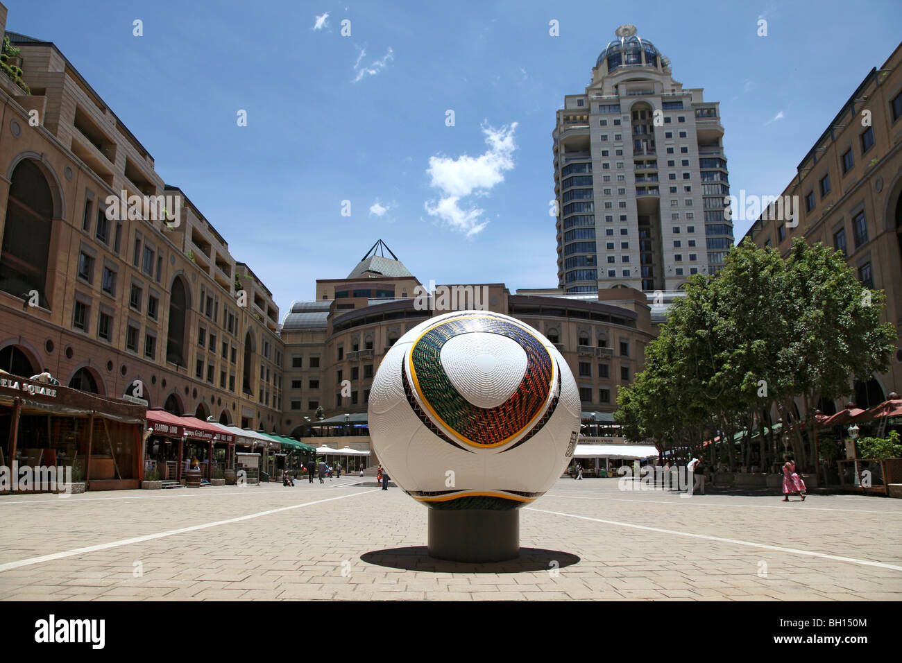 Nelson Mandela Plaza, Johannesburg, Südafrika Stockfoto