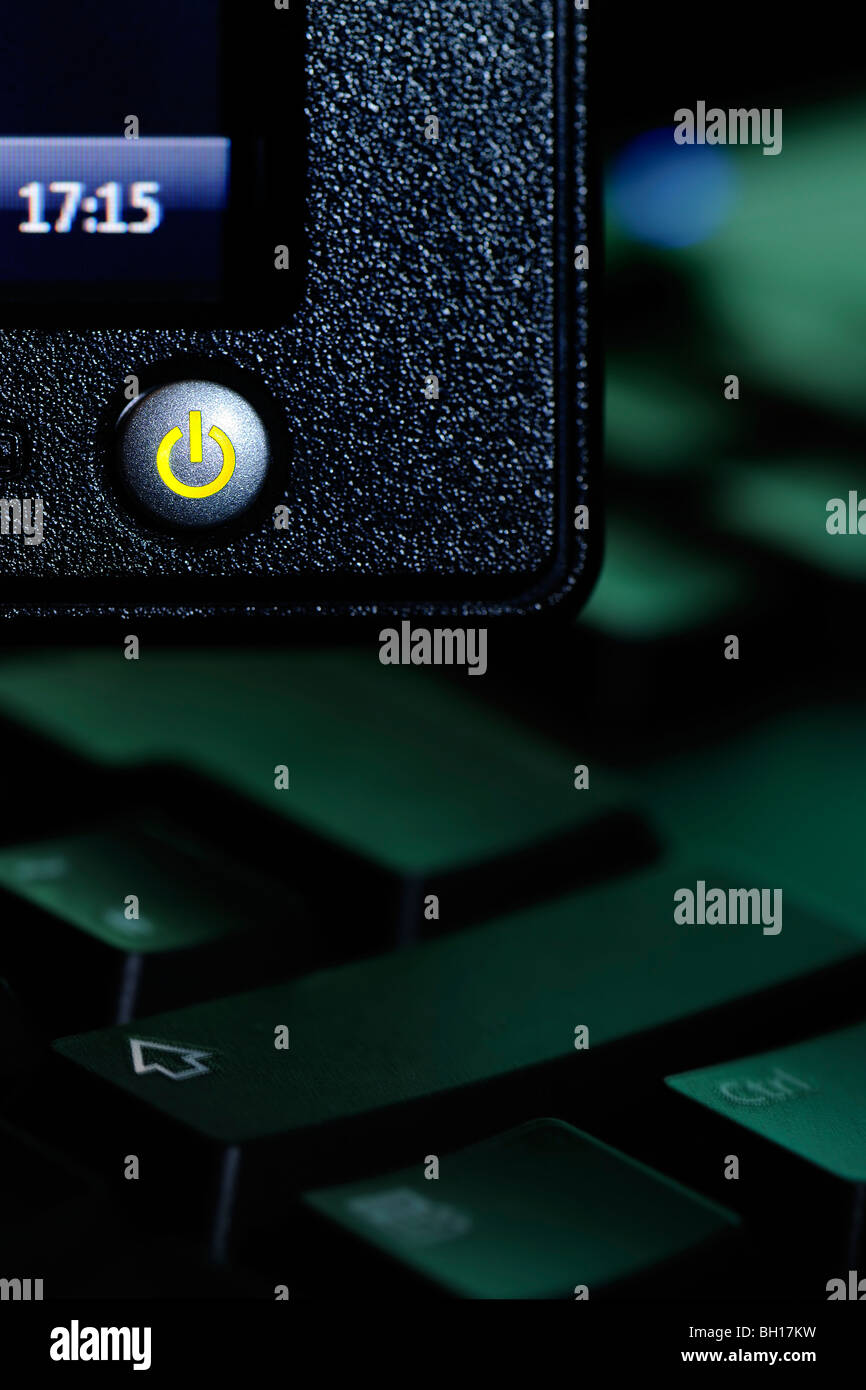 AUF - Zeit beobachten Stockfoto