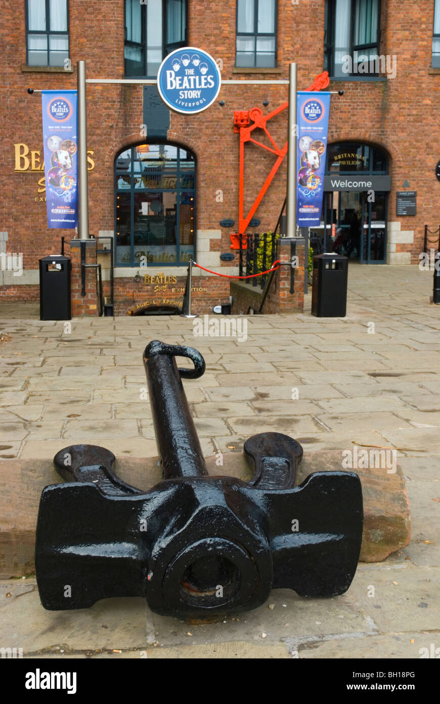 Die Beatles Story außen Albert Dock Komplex Liverpool England UK Mitteleuropa Stockfoto