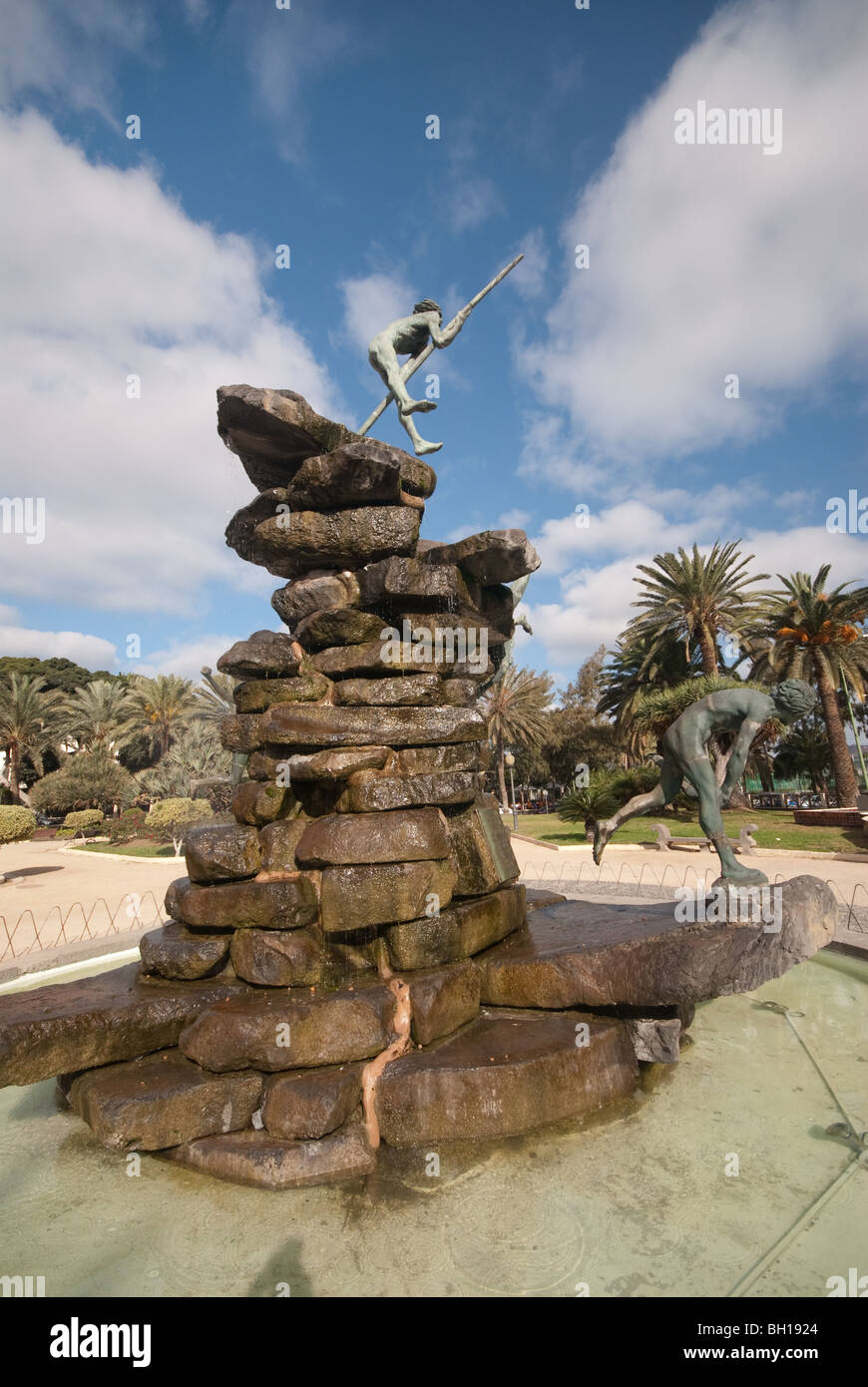 Springbrunnen Las Palmas Stockfoto