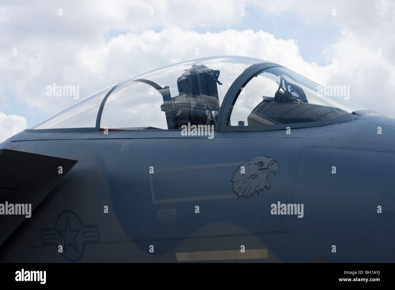 USAF F15 Eagle in Waddington Stockfoto